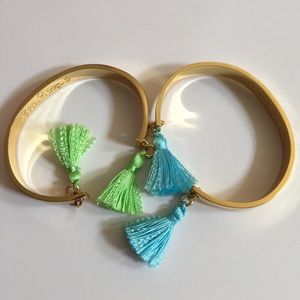 Lily Pulitzer Tassel Bangle Bracelet